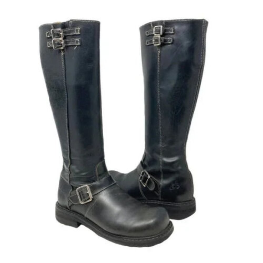 SOLD  John Fluevog Bondgirl Tall Boots, Black,  Womens UK size 4.5 ,   us sz 6.5